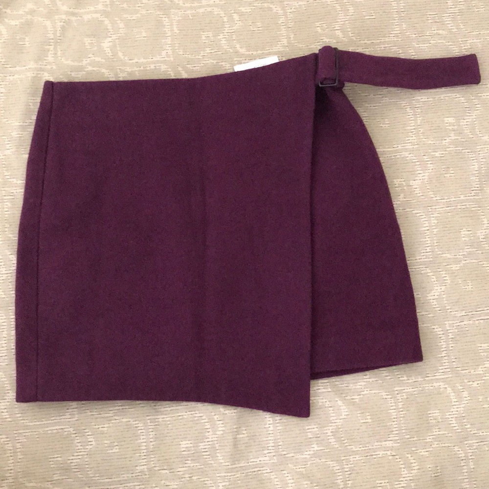 Kate Spade Saturday Wool Bucket Over Mini Skirt